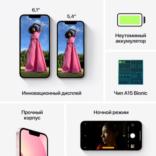 iPhone 13 розовый