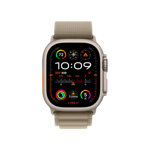 Apple Watch Ultra 2 Alpine, цвет оливковый
